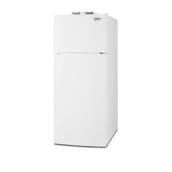 Shop Summit Bkrf1118 24 Wide 10 3 Cu Ft Top Mount Refrigerator With Top White Overstock 30488602
