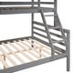 preview thumbnail 33 of 41, Twin Over Full Bunk Bed,Solid Wood Frame,High Guardrail,Safe for Kids