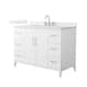 Option White, Nickel Trim, Giotto Quartz Top