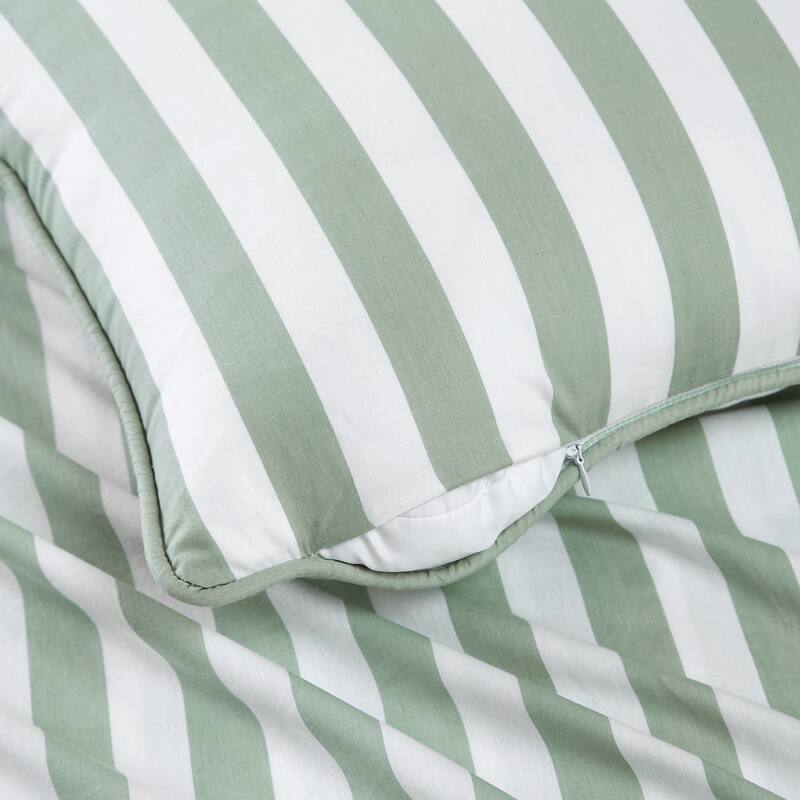 Brooklyn Loom Levi Stripe 20x20 Decorative Pillow with Removable Cover