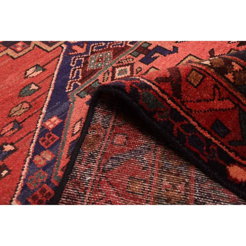 ECARPETGALLERY Hand-knotted Andelz Red Wool Rug - 3'6 x 9'10