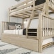 preview thumbnail 8 of 20, Scandinavian Twin Over Full Bunk Bed With Twin-Size Trundle