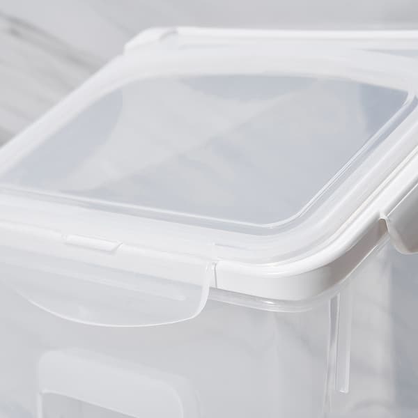 Lockable Storage Container Bin 4.2 Gallon/16L Heavy-Duty Plastic Organizer Box With Changeable Combination Lock, Versatile Secure Storage For Home, Office, Travel, Outdoor & School (Grey