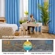preview thumbnail 92 of 91, Deconovo 100 Percent Blackout with Liner Grommet Curtain (2 Panel)