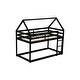 preview thumbnail 38 of 48, Wood House Roof Bunk Bed, Twin over Twin