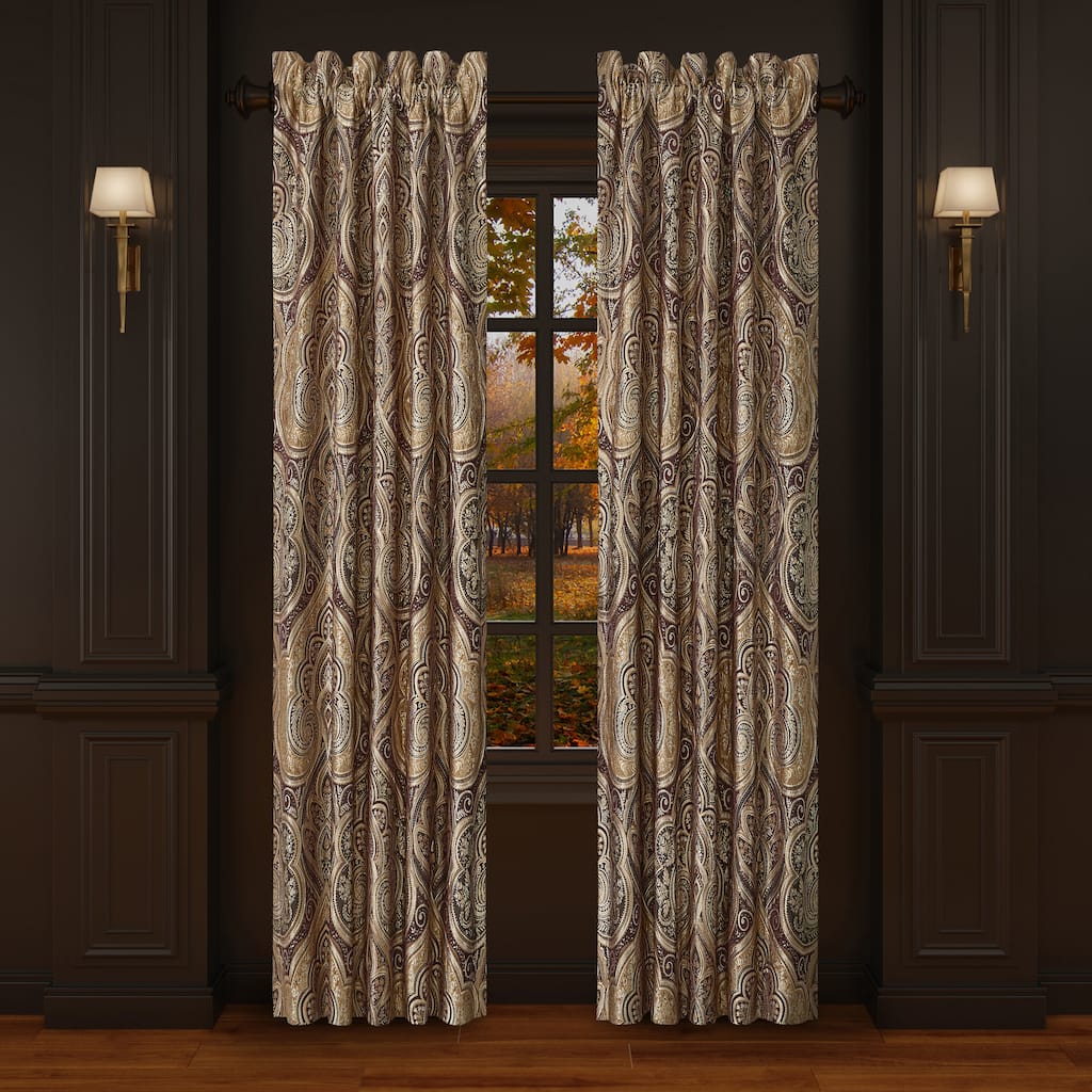 Bordeaux Window Panel Pair