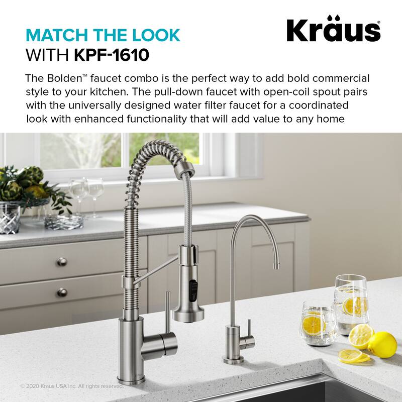Kraus Purita Drinking Water Dispenser Beverage Kitchen Faucet