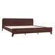 preview thumbnail 95 of 103, Rustic Pine Wood Bed Frame Low-Profile Platform Bed with Panel Headboard Solid Wood Slat Support and Extra Wide Thickened Legs