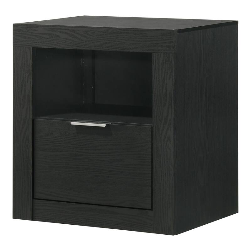 Furniture of America Merro Modern 2-Piece Solid Wood Bedroom Set