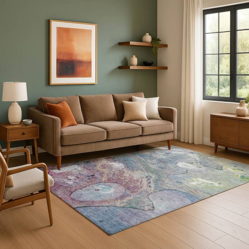 Premium Washable Super Soft Abstract Chic Mayfield Rug