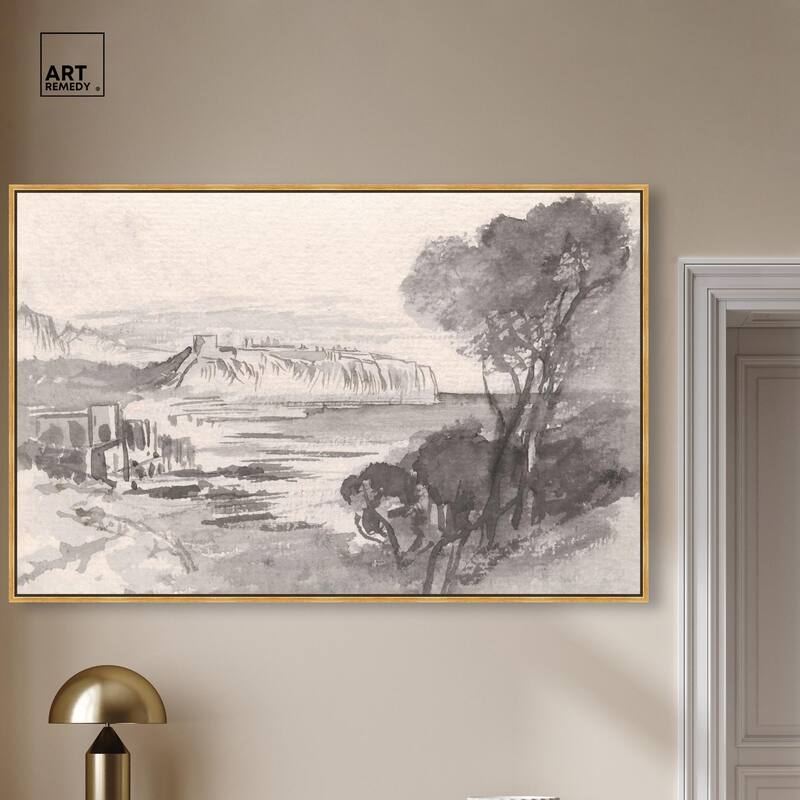 View across a Monaco Canvas by Art Remedy