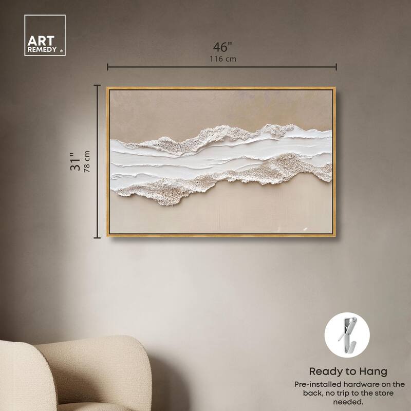 Textured Sea I Canvas by Art Remedy