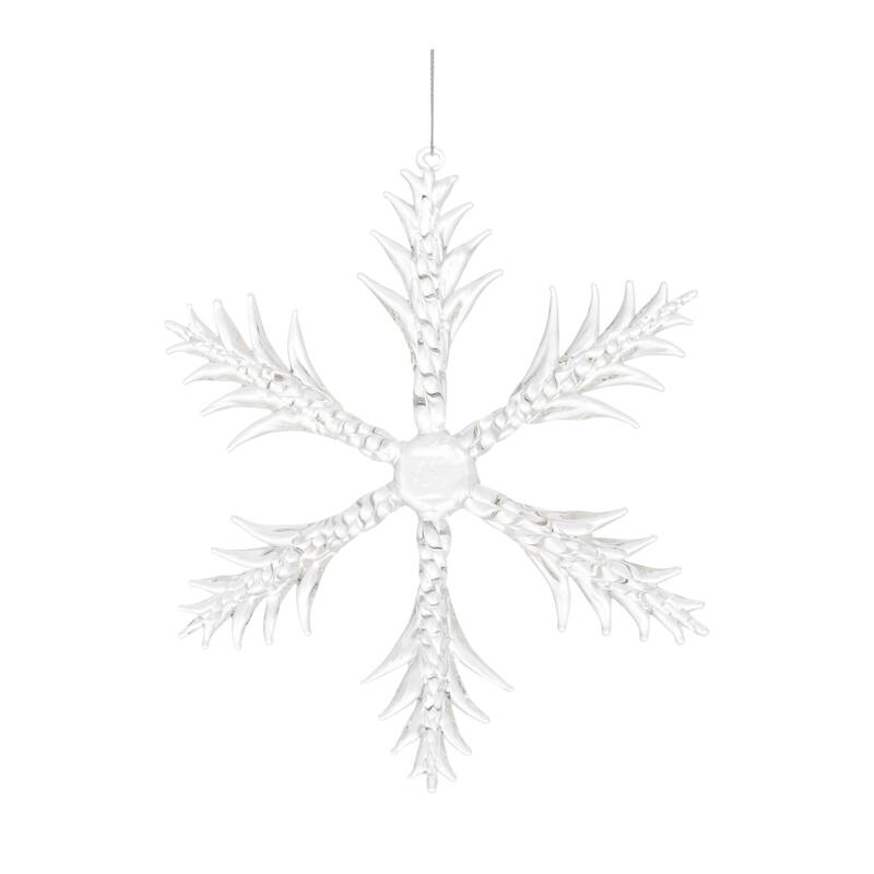 Glass Snowflake Ornament (Set of 6)