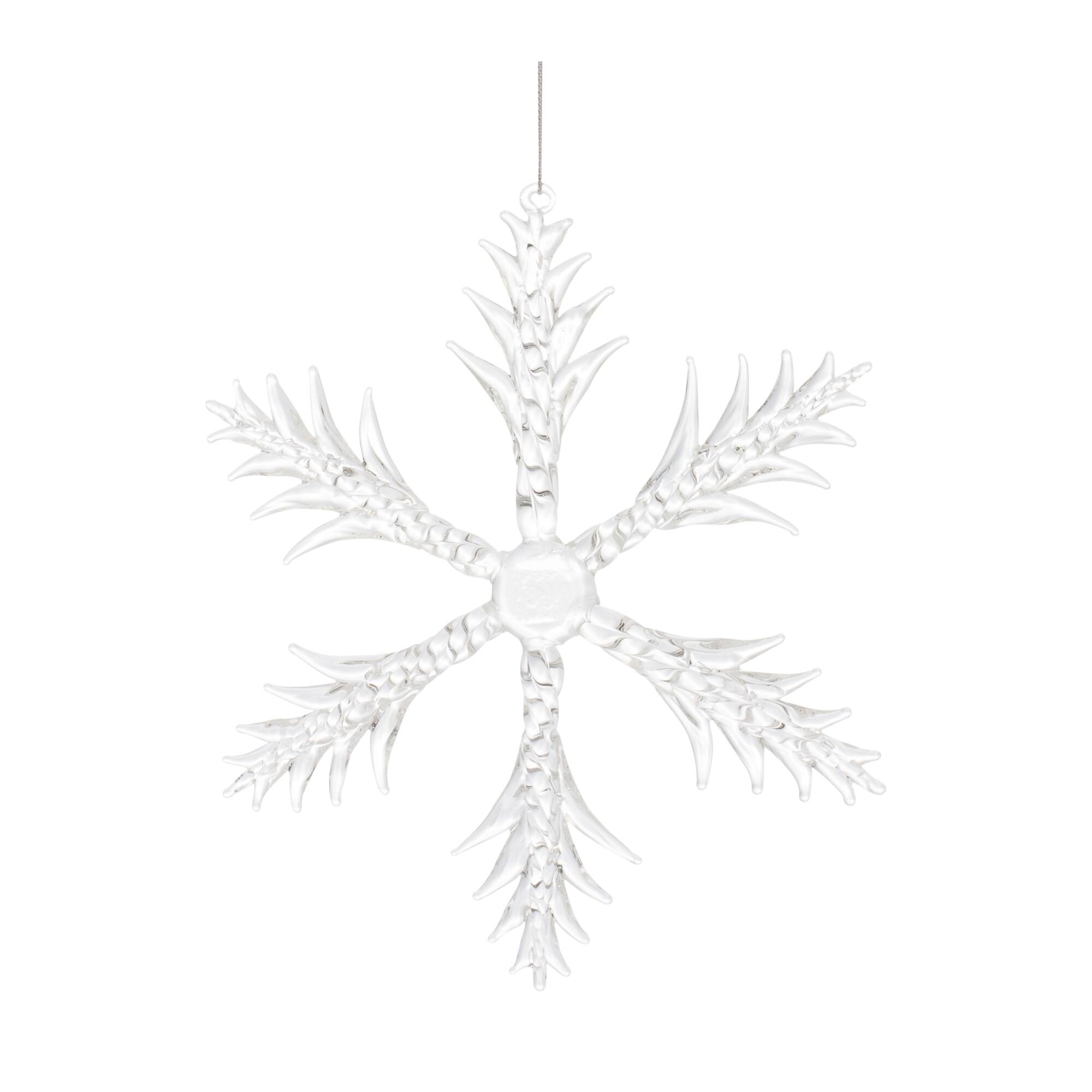 Glass Snowflake Ornament (Set of 6) Bed Bath & Beyond 37590991
