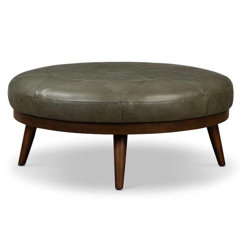 Poly & Bark Gio Ottoman - Full Grain Genuine Italian Leather