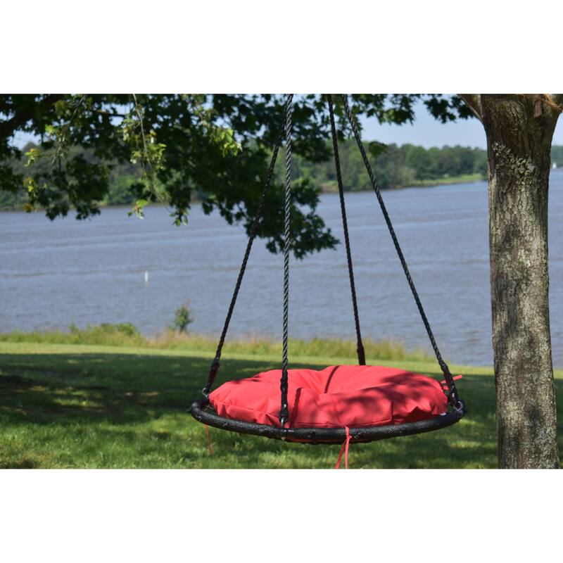 Red Large Dreamcatcher Swing Cushion
