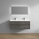 preview thumbnail 20 of 21, Kingdee 60D" Wall Mounted Vanity with Reinforced Acrylic Sink