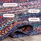 preview thumbnail 8 of 11, Nuloom Tammara Bohemian Hand Braided Area Rug