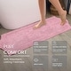 preview thumbnail 7 of 8, Home Weavers Bathroom Rug, Cotton Soft, Water Absorbent Bath Rug, Non Slip Shower Rug Machine Washable 22"x60" Runner
