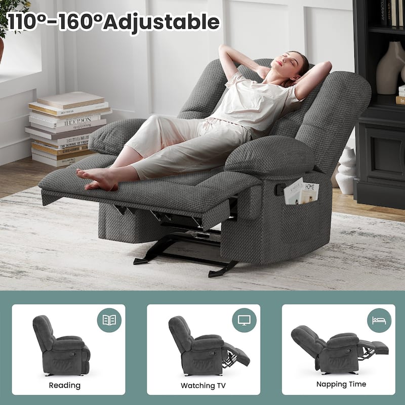 Oversized Rocking Rocker Recliner Chair for Living Room Adults