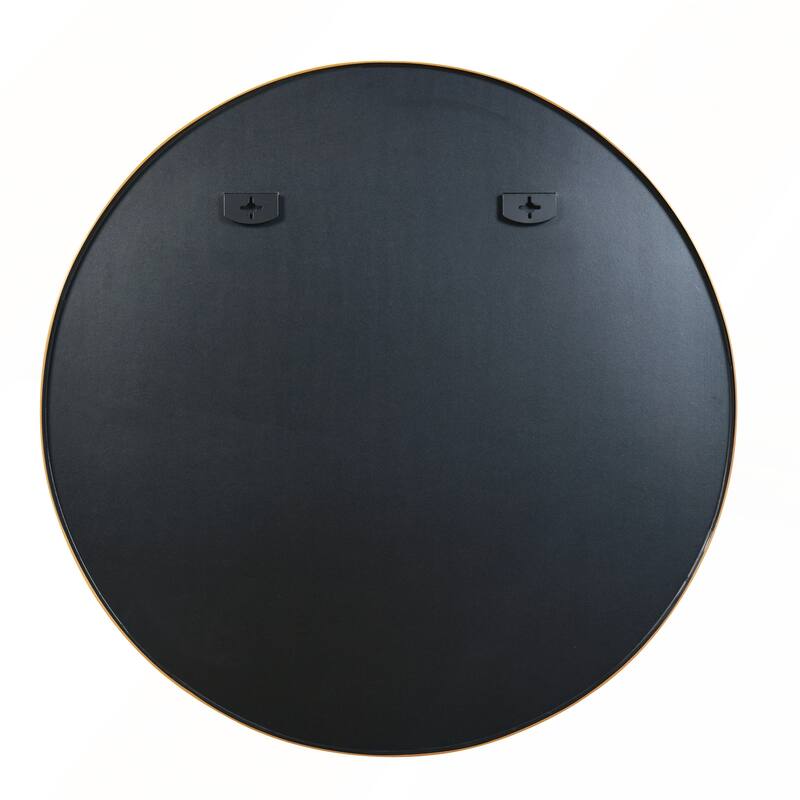 39 Inch Metal Framed Round Bathrrom Mirror