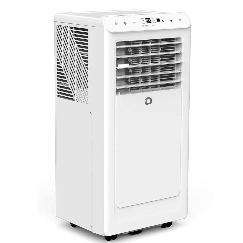 8000 BTU Portable Air Conditioner for Rooms with Dehumidifier, Quiet - N/A