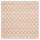 preview thumbnail 12 of 11, SAFAVIEH Handmade Natural Fiber Dorlinde Boho Farmhouse Trellis Jute Rug 6' Square - Natural/Ivory - Square
