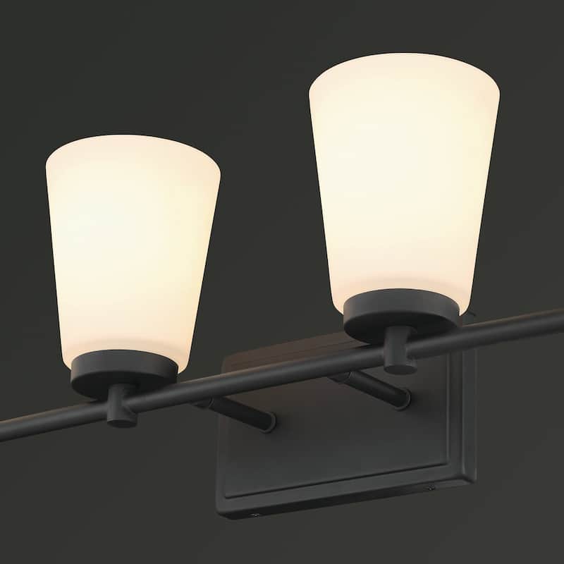 Acroma 6 - Light Steel Dimmable Vanity Light - 6-light