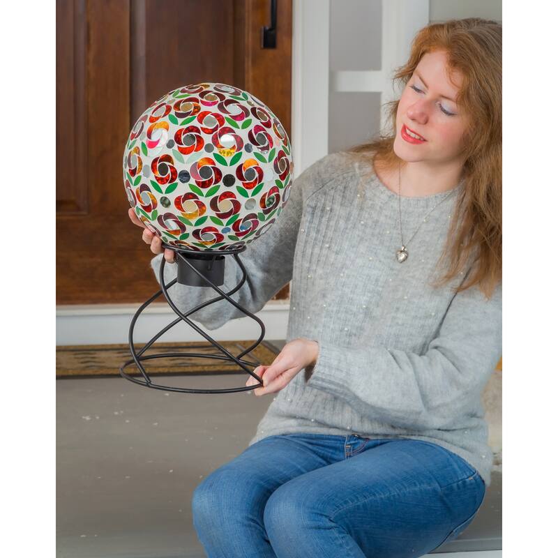 Metal Gazing Ball Stand