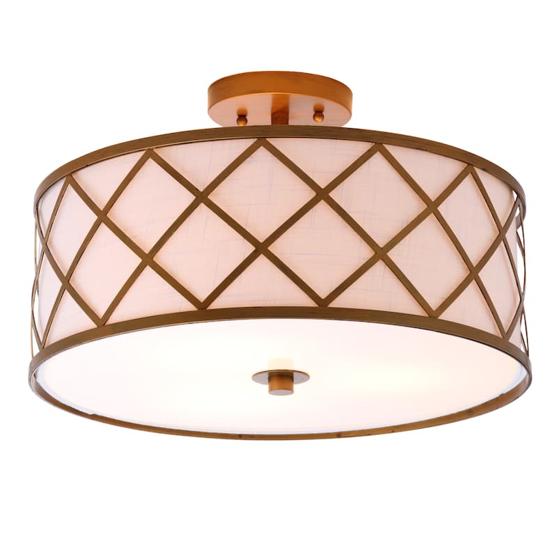 Link Metal LED Flush Mount, by JONATHAN Y