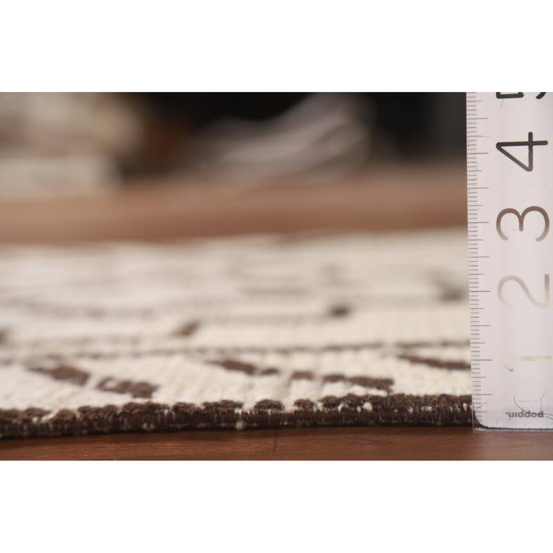 Turkish Anatolian Runner Rug Natural Dye Hand-knotted Wool Carpet - 2'11"x 10'8"