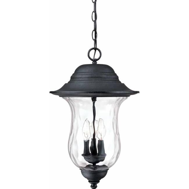 Volume Lighting V8712 Aurora 3 Light Outdoor Pendant - Antique Iron