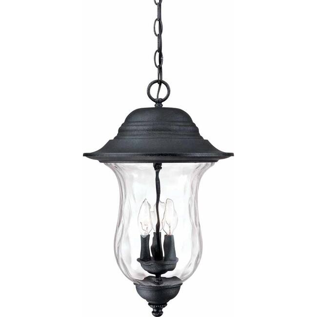 Volume Lighting V8712 Aurora 3 Light Outdoor Pendant - Antique Iron - Antique Iron