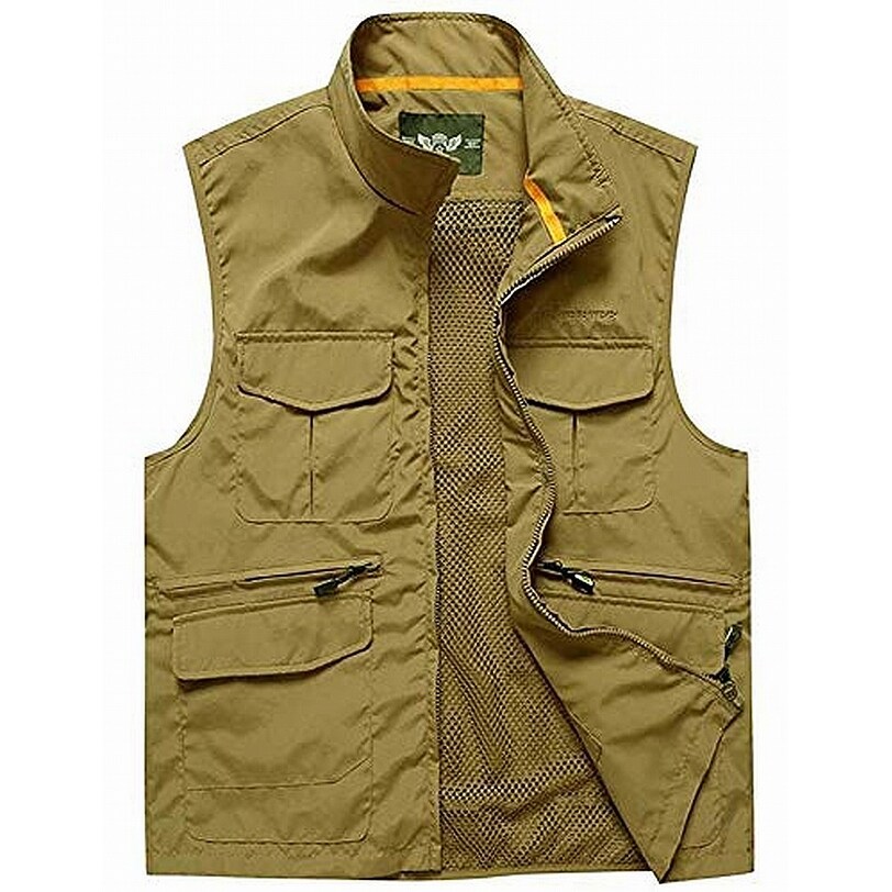 Shop Flygo Men Beige Size 2xl Lightweight Outdoor Travel Fishing