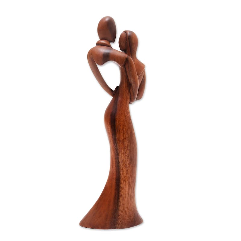 Novica Handmade Dancing On My Mind Wood Sculpture