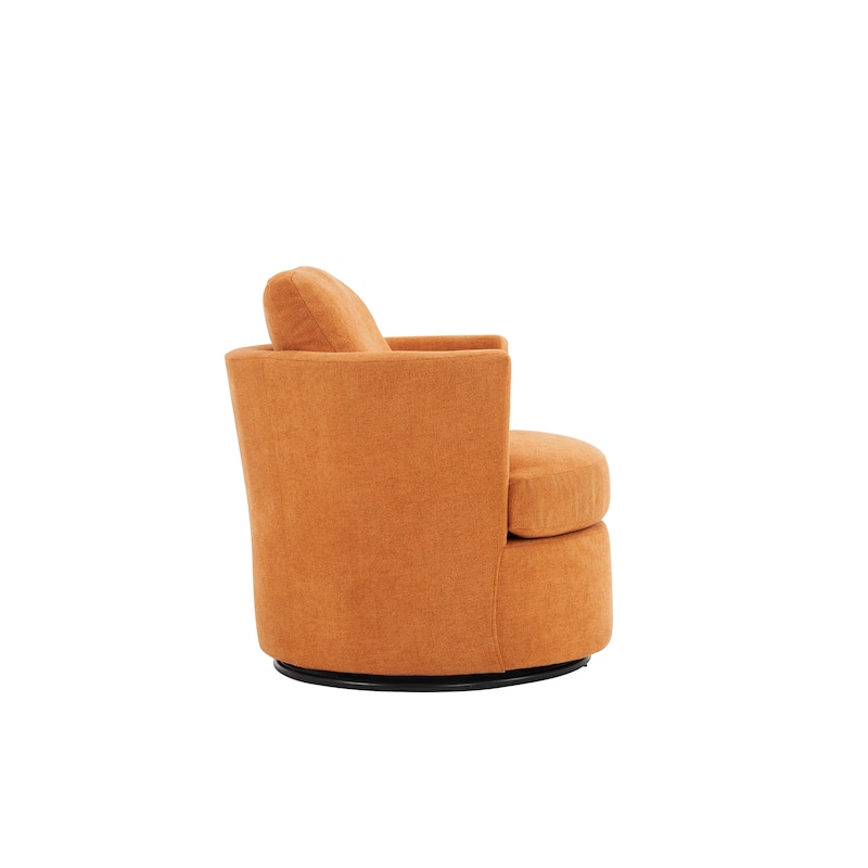 29.5" Polyester Swivel Arm Chair