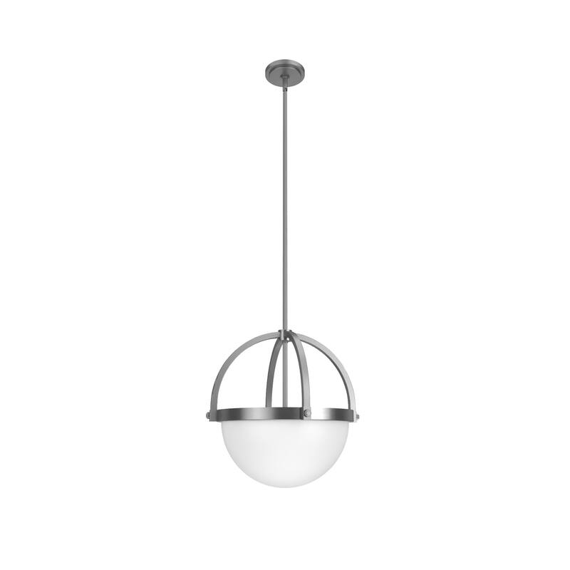 Hunter Wedgefield 3 Light Orb Pendant - Island, Dining Room - Transitional, Contemporary