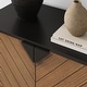preview thumbnail 80 of 85, Nathan James Enloe Rustic Doors Metal Base Free Standing Modern Storage Cabinet for Entryway