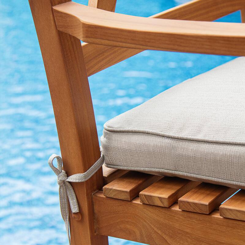 Cambridge Casual Lowell 5-piece Teak Outdoor Dining Sets with Cushions