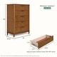preview thumbnail 3 of 4, Evolur Flynn 5-Drawer Tall Chest in Sedona