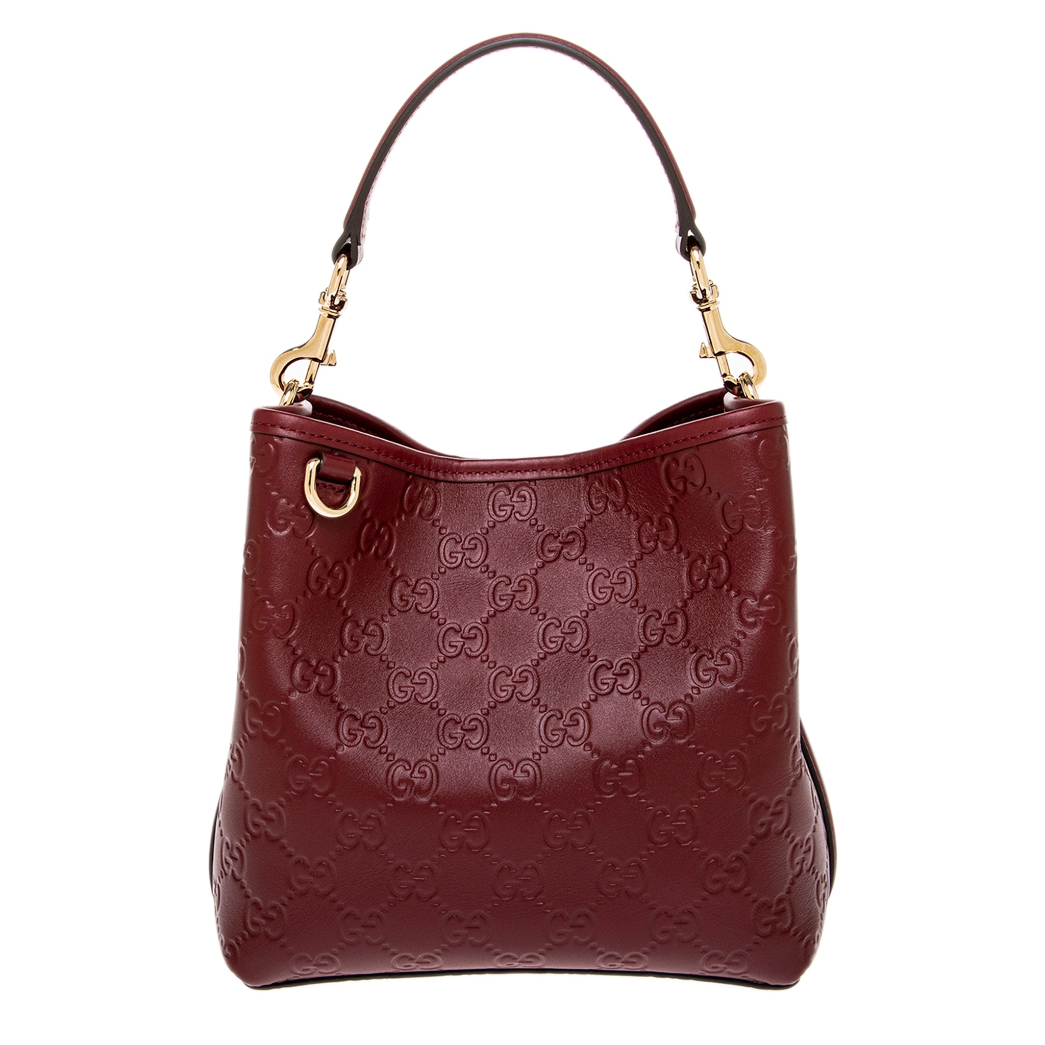 Gucci GG Emblem Small Bucket Bag