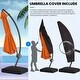 preview thumbnail 35 of 34, 10 ft.Aluminum Curvy Cantilever Offset Hanging Patio Umbrella With Sandbag Base