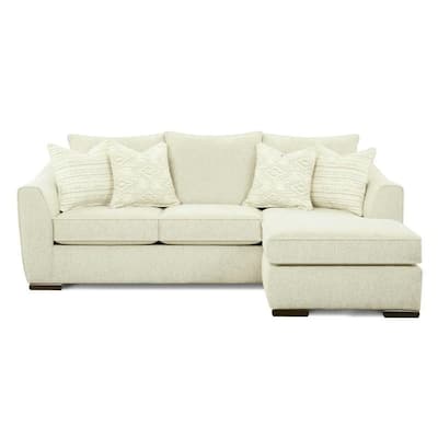 Vibrant Vision Oatmeal Chaise Sofa
