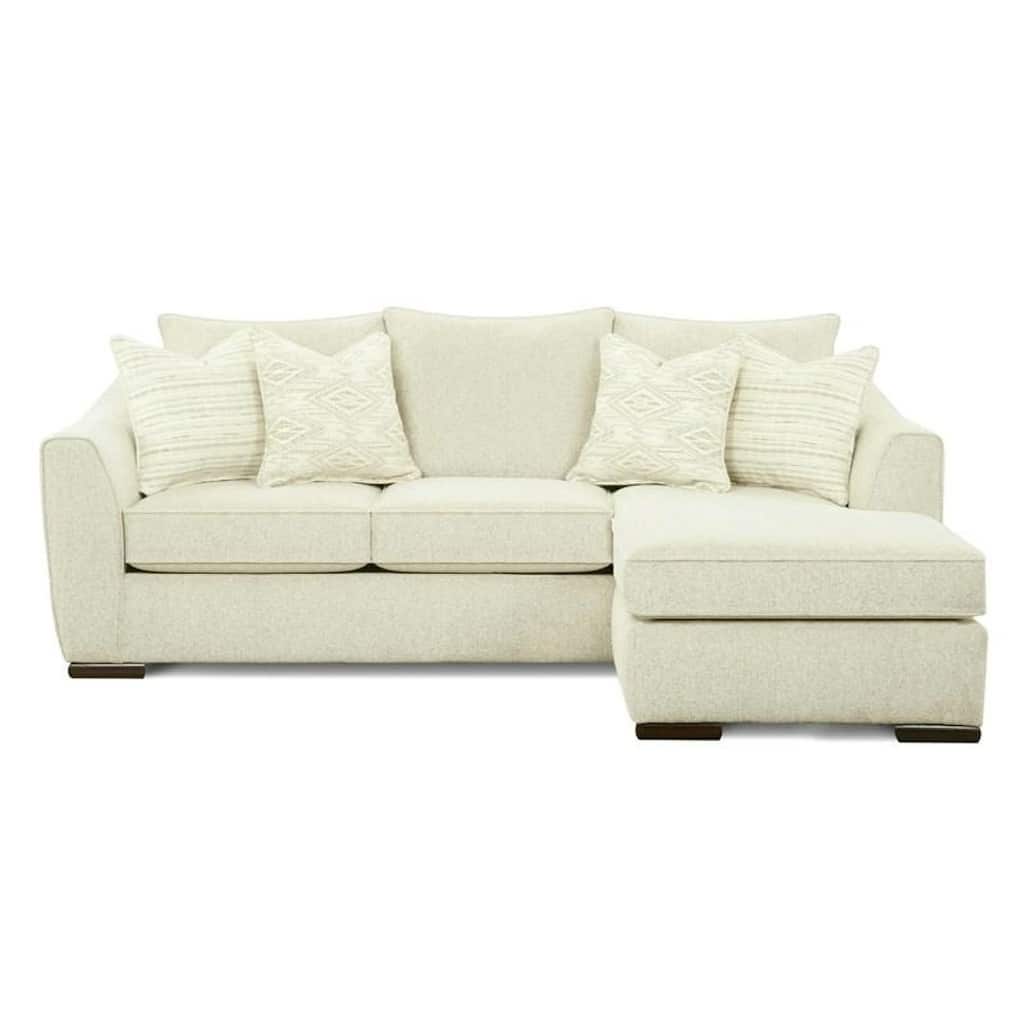 Vibrant Vision Oatmeal Chaise Sofa