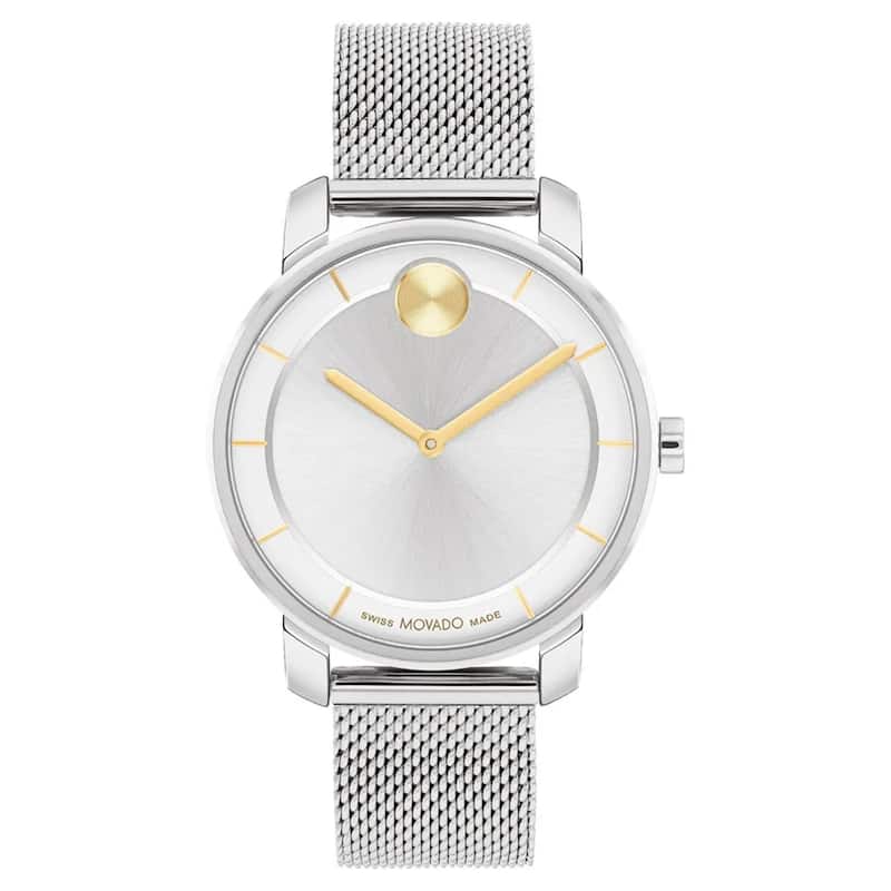 Movado Women's Bold Silver Dial Watch - 3600919 - One Size