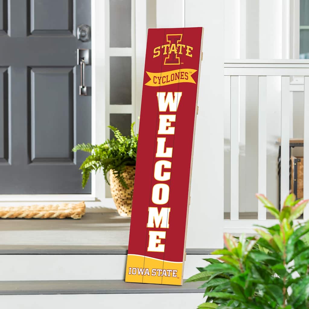 47" Porch Leaner Welcome Wall Sign, Iowa State University