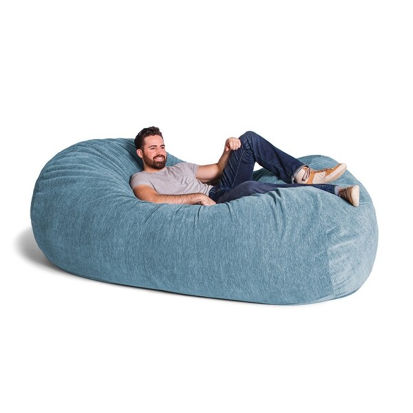 Jaxx 7 Foot Giant Bean Bag Sofa For Adults - Premium