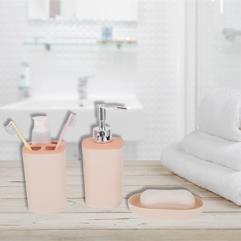 1 Set Durable Square Bathroom Accessories Kit for Bathroom