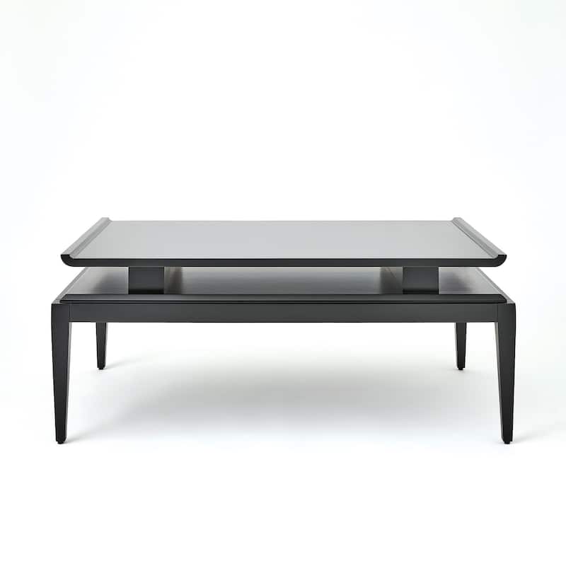 Poise Cocktail Table-Black Satin