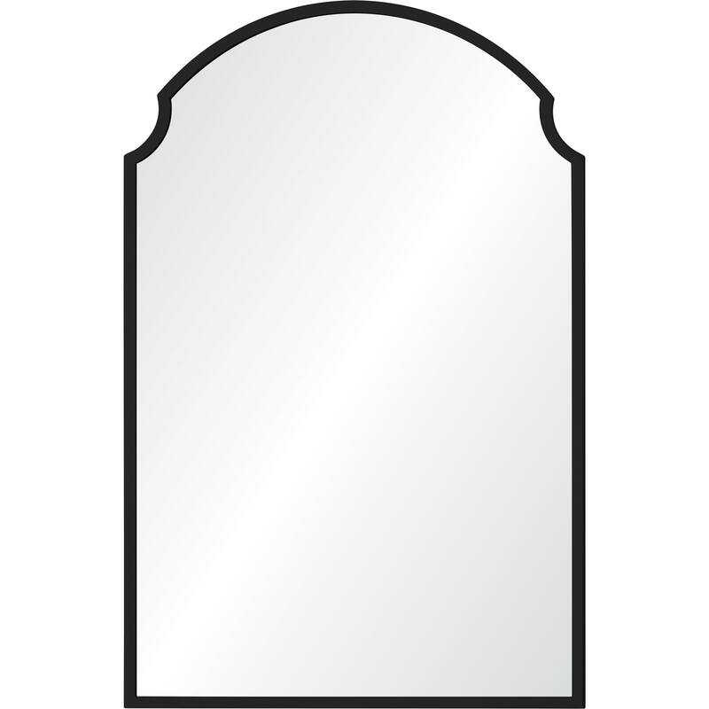 Renwil Asmara Framed Matte Black Mirror - Large